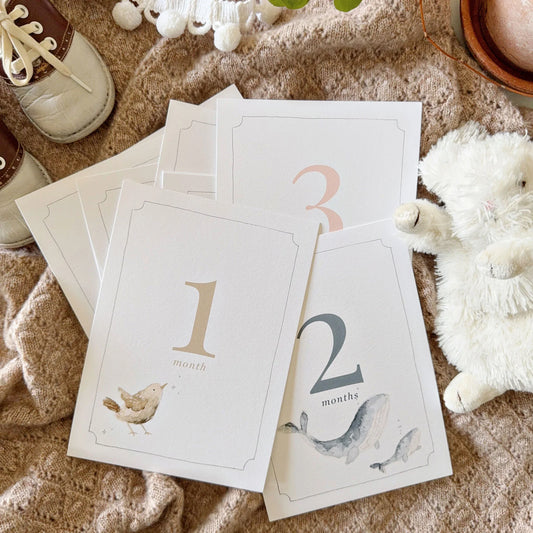 baby milestone cards