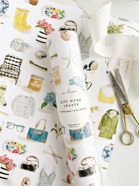 everyday things gift wrapping paper
