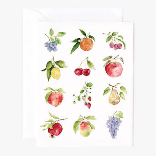 fruit notecard
