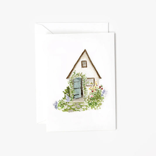 garden cottage mini enclosure notecard