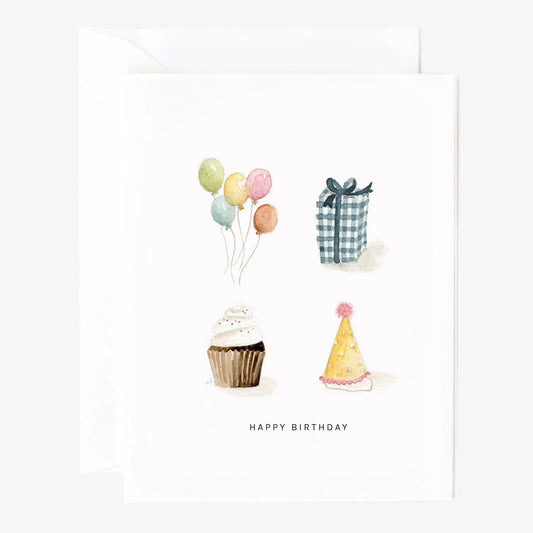 birthday things greeting card