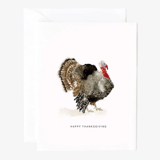 thanksgiving turkey greeting card