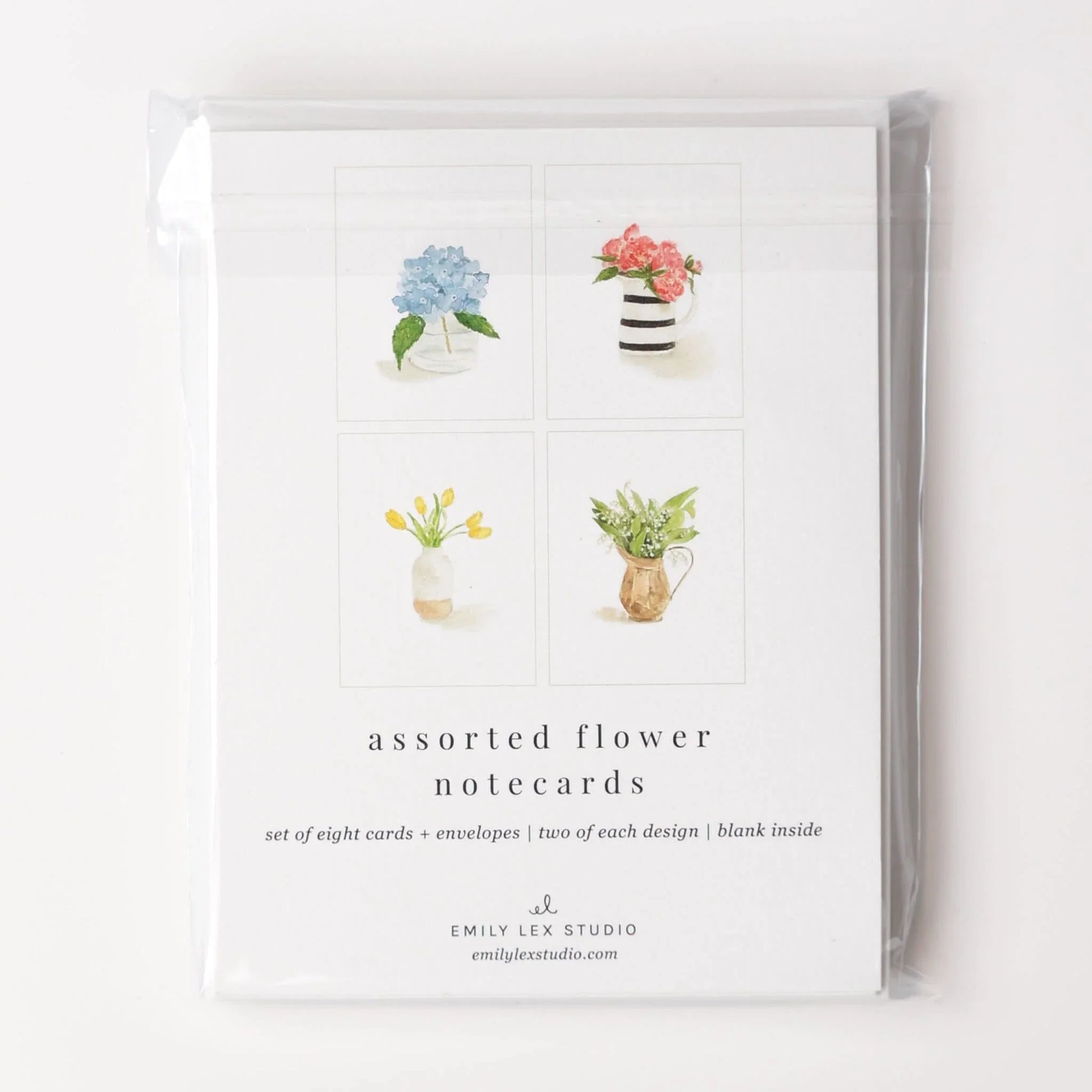 flower notecards set - emily lex studio