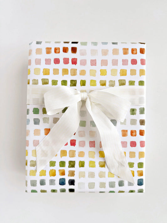 paint swatch gift wrapping paper