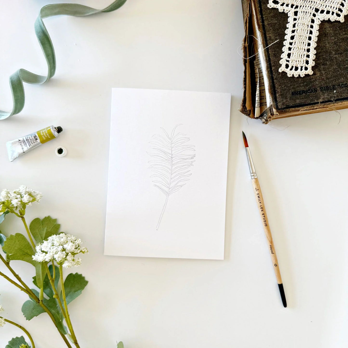 he is risen paintable watercolor notecard set