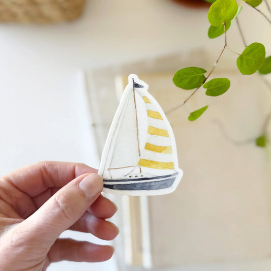 sailboat sticker