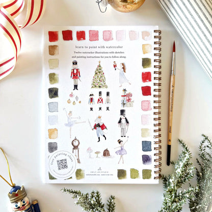 nutcracker watercolor workbook