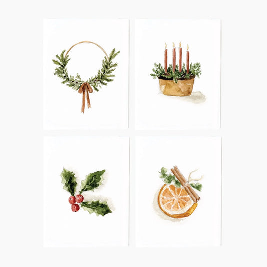 yuletide assorted notecard set